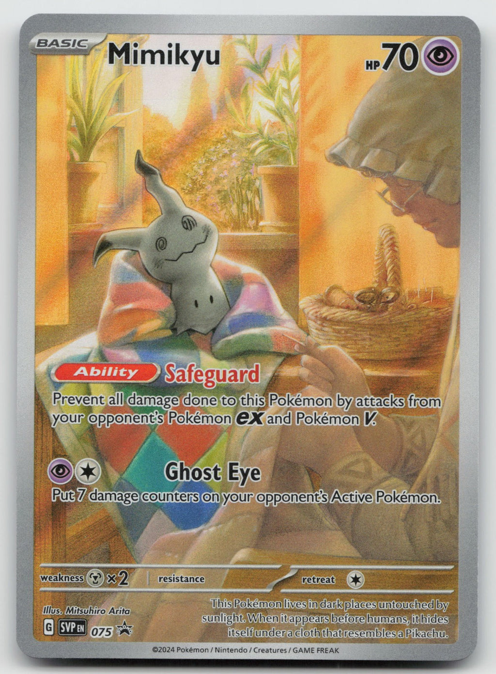 Mimikyu Holo SV: Scarlet & Violet Promo Cards SVP075 NM