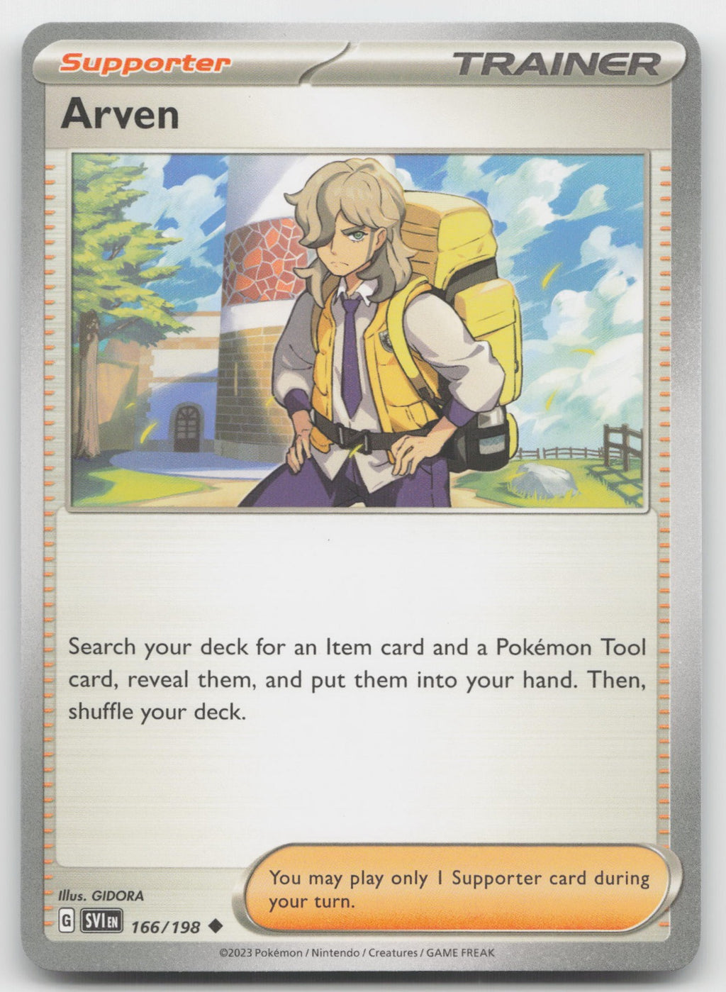 Arven Uncommon SV01: Scarlet & Violet Base Set 166/198 NM