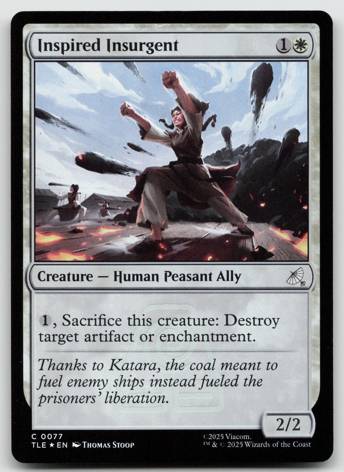 Inspired Insurgent C Foil Avatar: The Last Airbender: Eternal-Legal 0077 NM