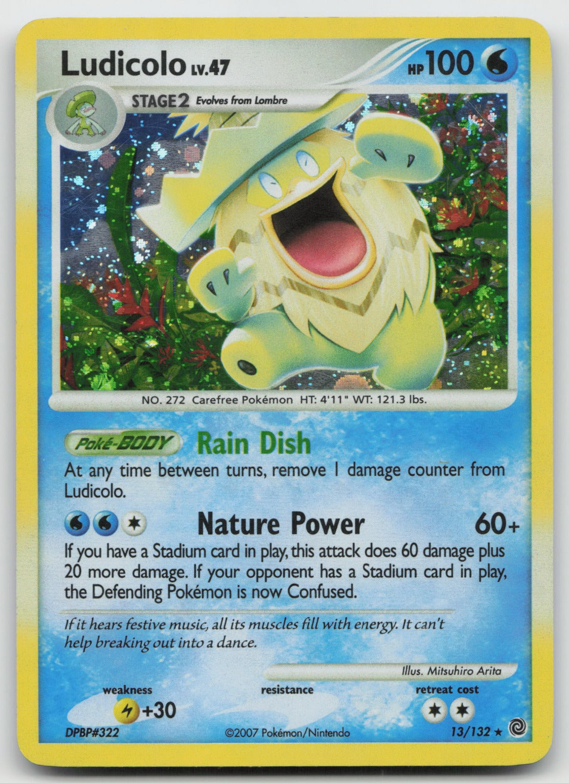 Ludicolo Holo Rare Secret Wonders 13/132 MP