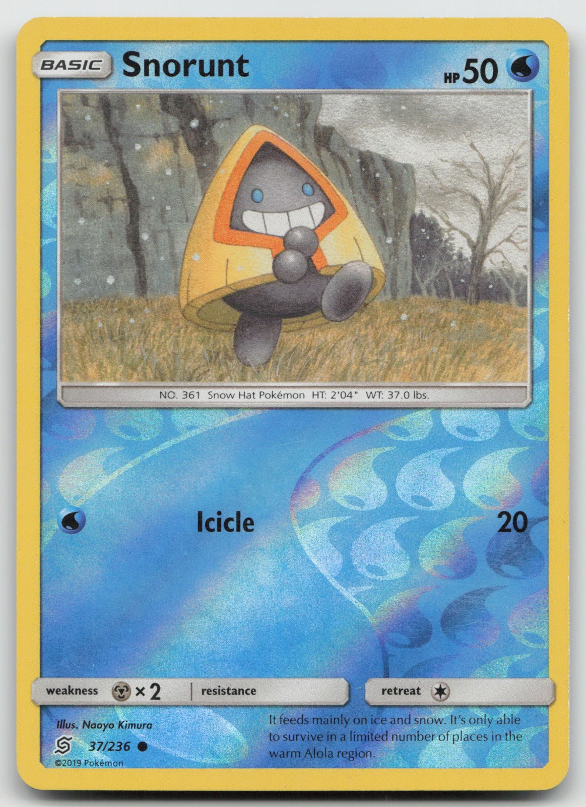 Snorunt Reverse Holo Common SM - Unified Minds 37/236 LP