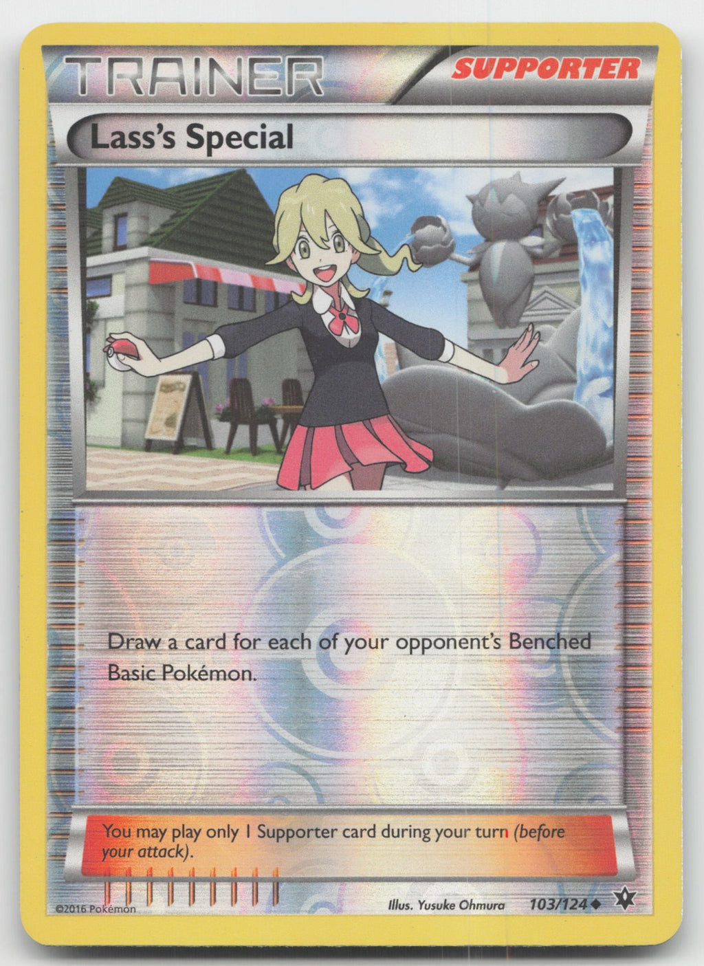 Lass's Special Uncommon Reverse Holo XY - Fates Collide 103/124 LP