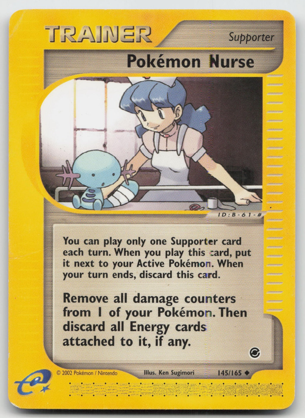 Pokemon Nurse Uncommon Expedition 145/165 DMG