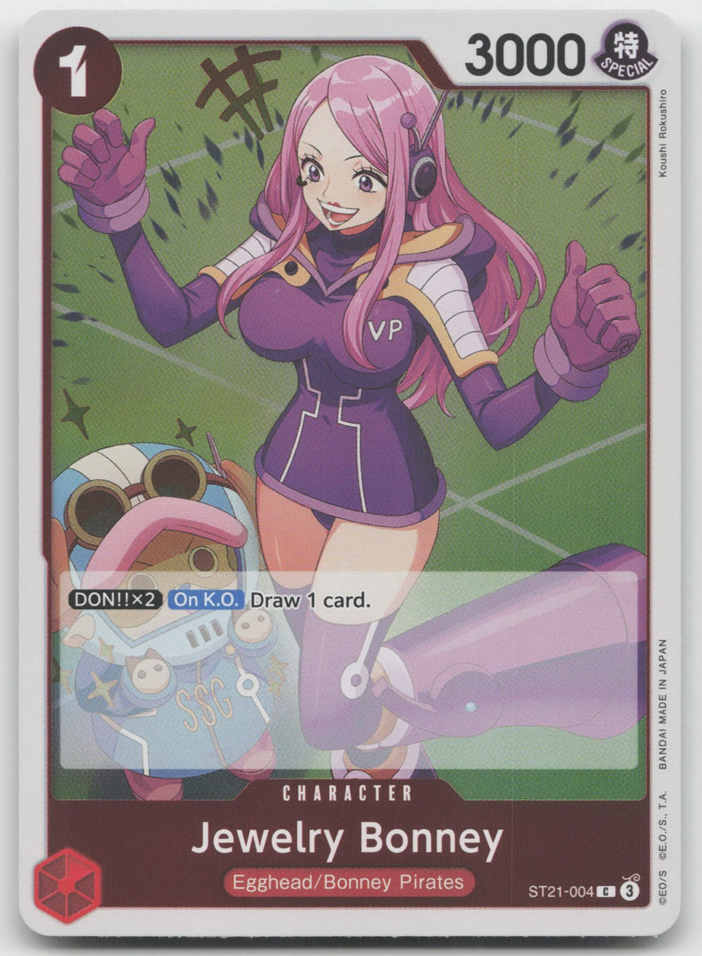Jewelry Bonney C Foil Starter Deck EX: Gear 5 ST21-004 NM