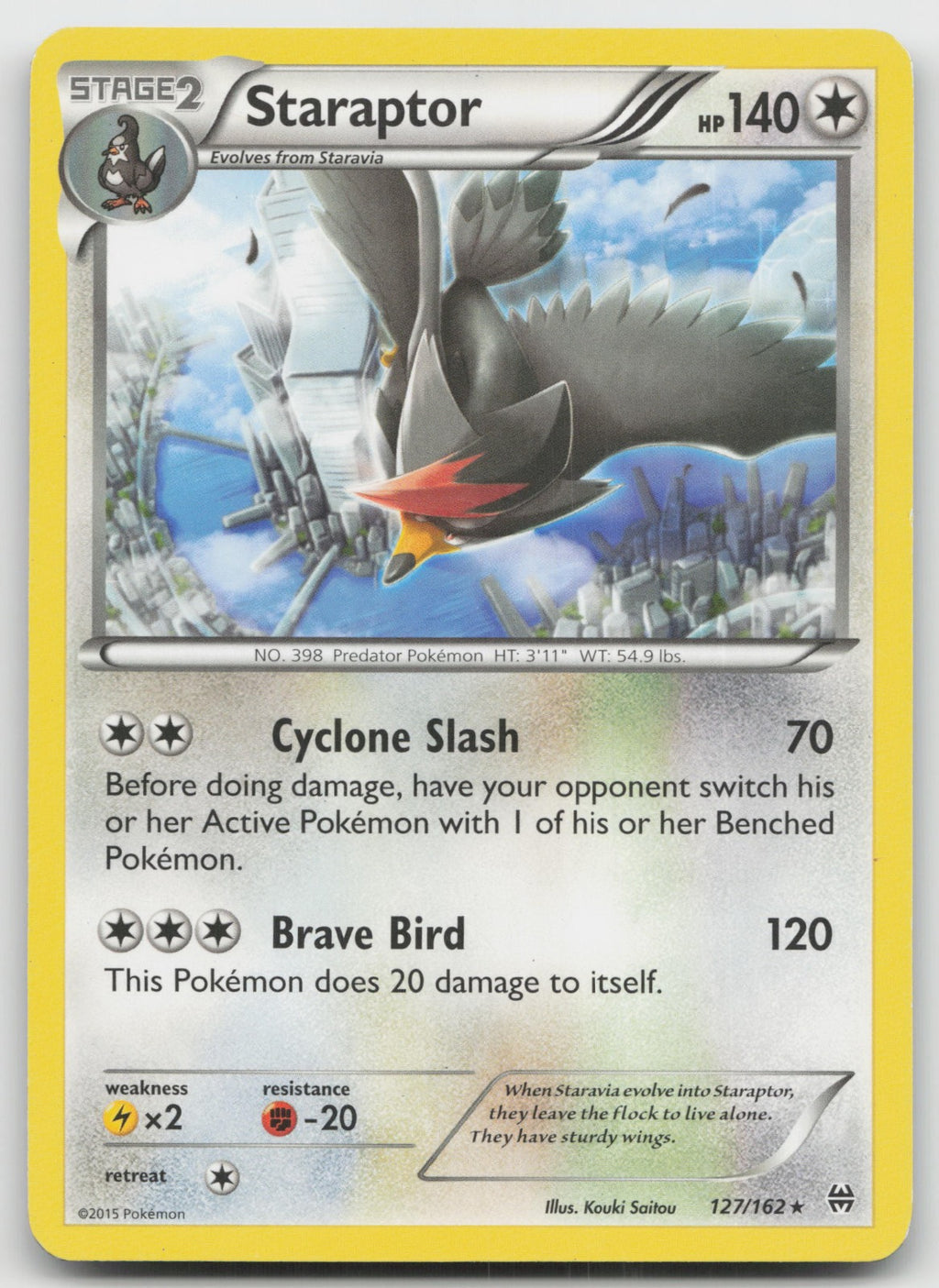 Staraptor Rare XY - BREAKthrough 127/162 MP
