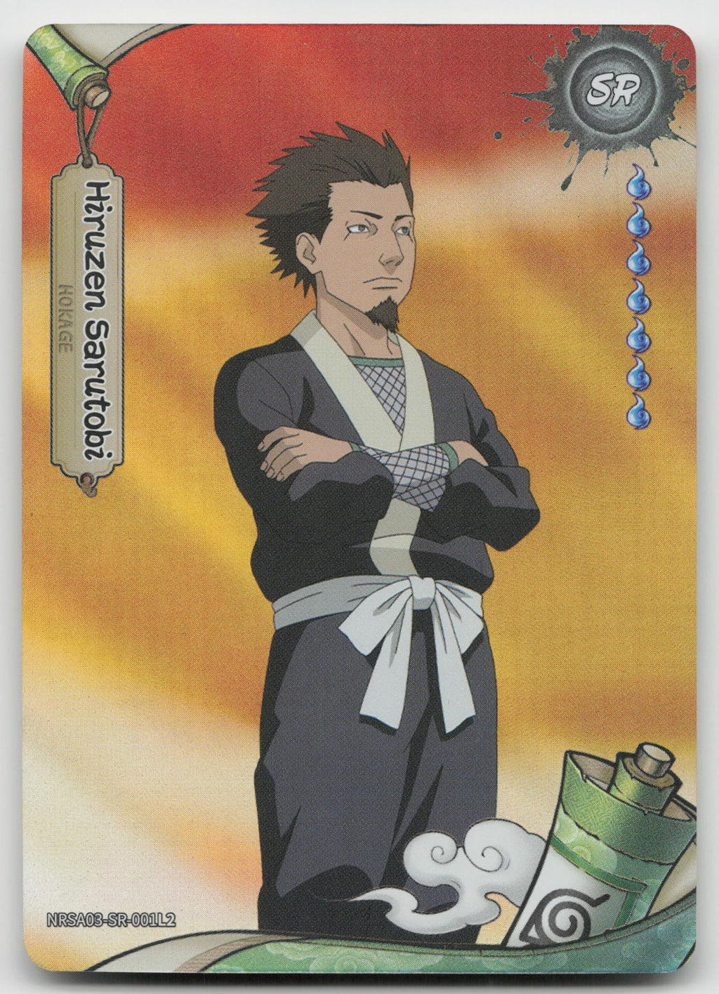 Hiruzen Sarutobi SR Chapter Jin Series 3 001L2 NM