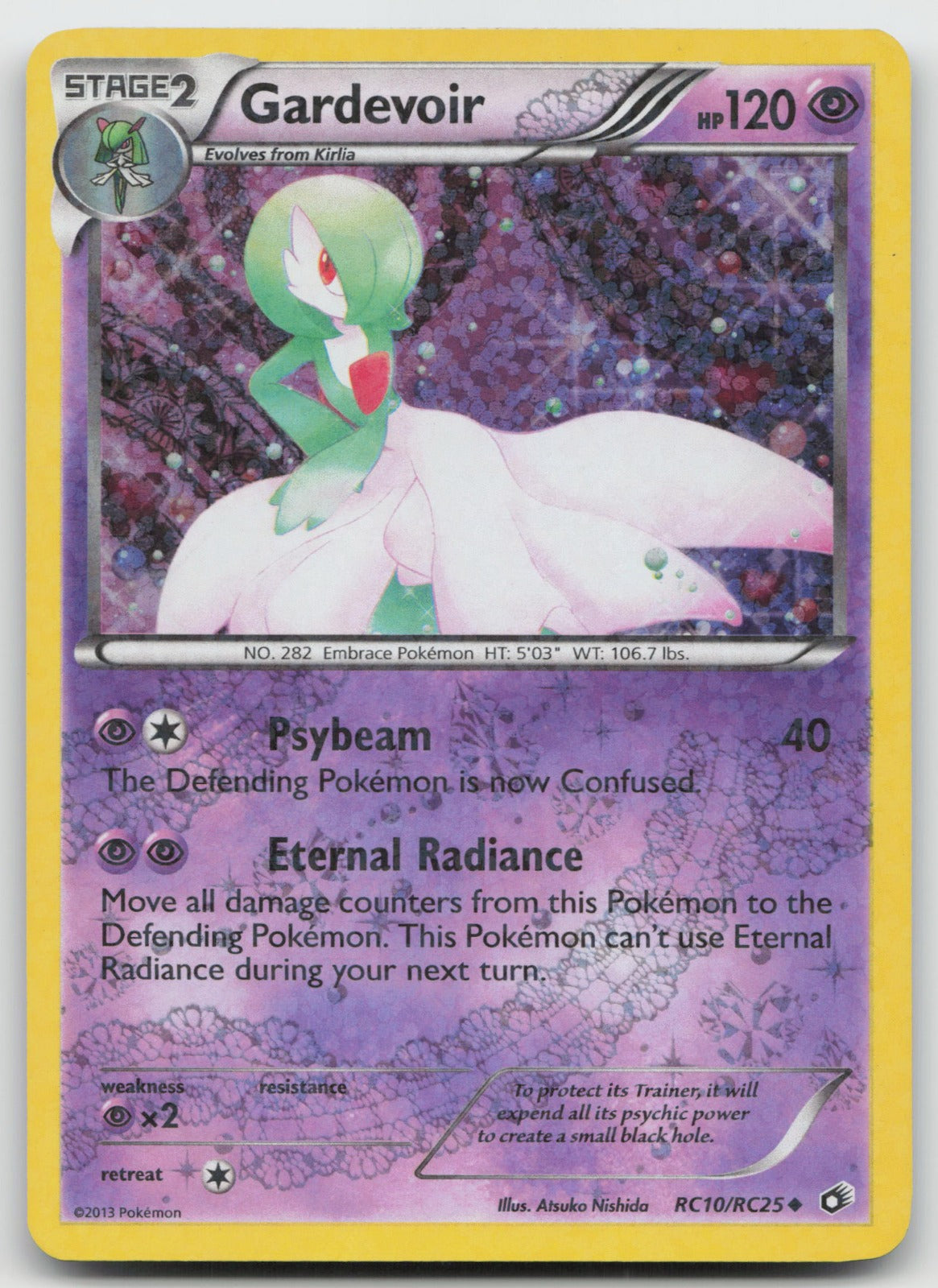 Gardevoir Uncommon Holo Legendary Treasures: Radiant Collection RC10/RC25 LP