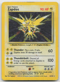 Zapdos Holo Rare Base Set 16/102 HP