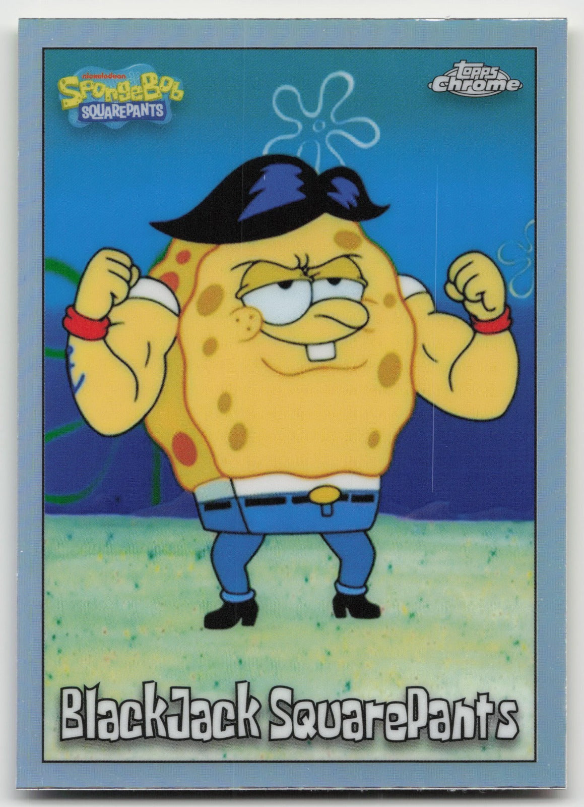 BlackJack SquarePants Topps Chrome SpongeBob SquarePants 25th Anniversary 46 NM