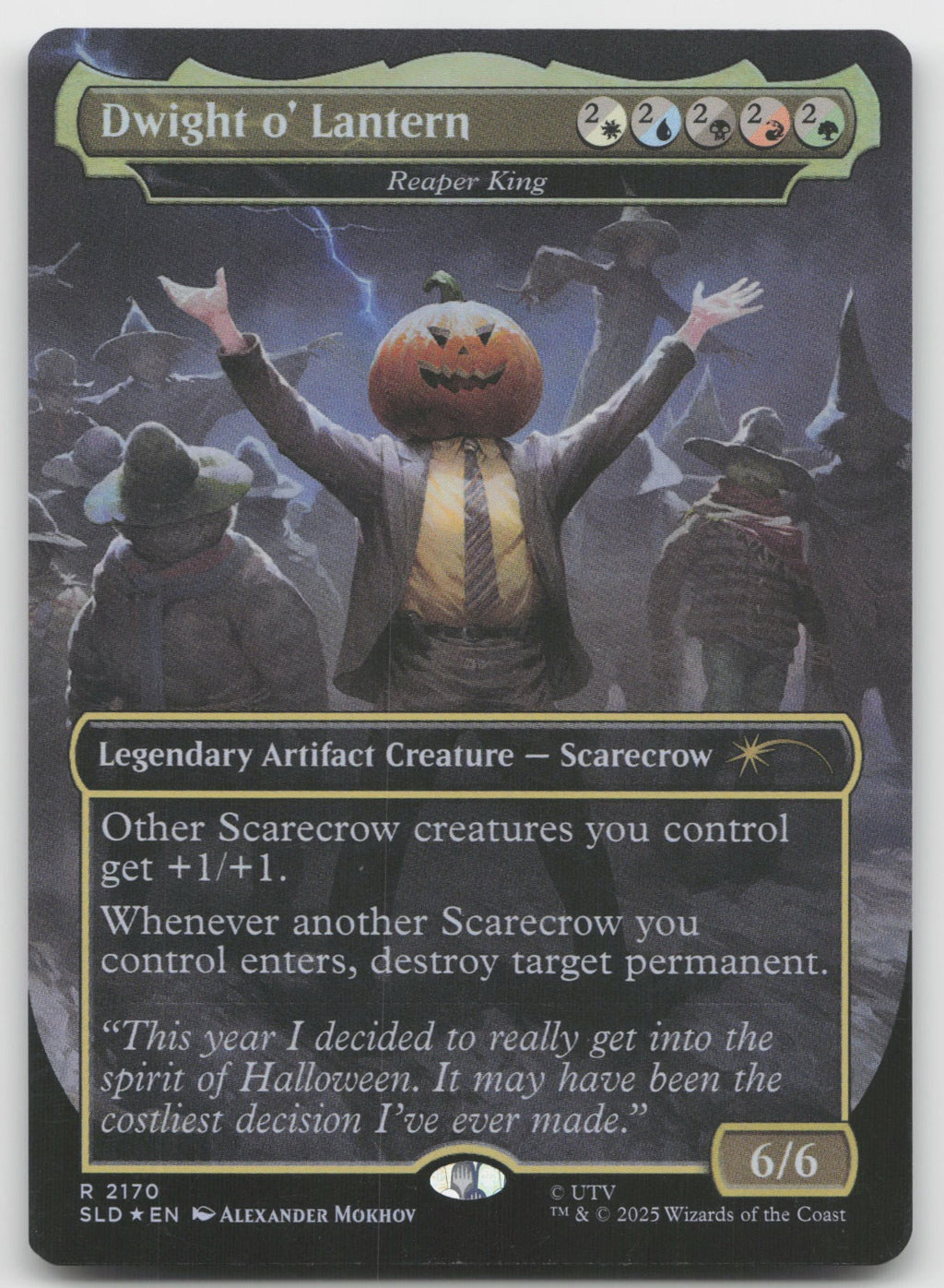 Dwight o' Lantern - Reaper King R Foil Secret Lair Drop Series 2170 NM