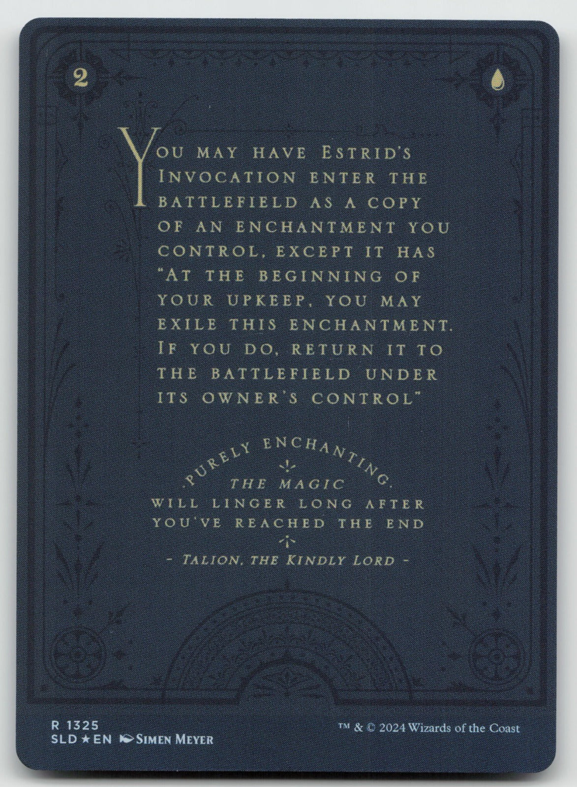 Estrid's Invocation R Foil Secret Lair Drop Series 1325 NM