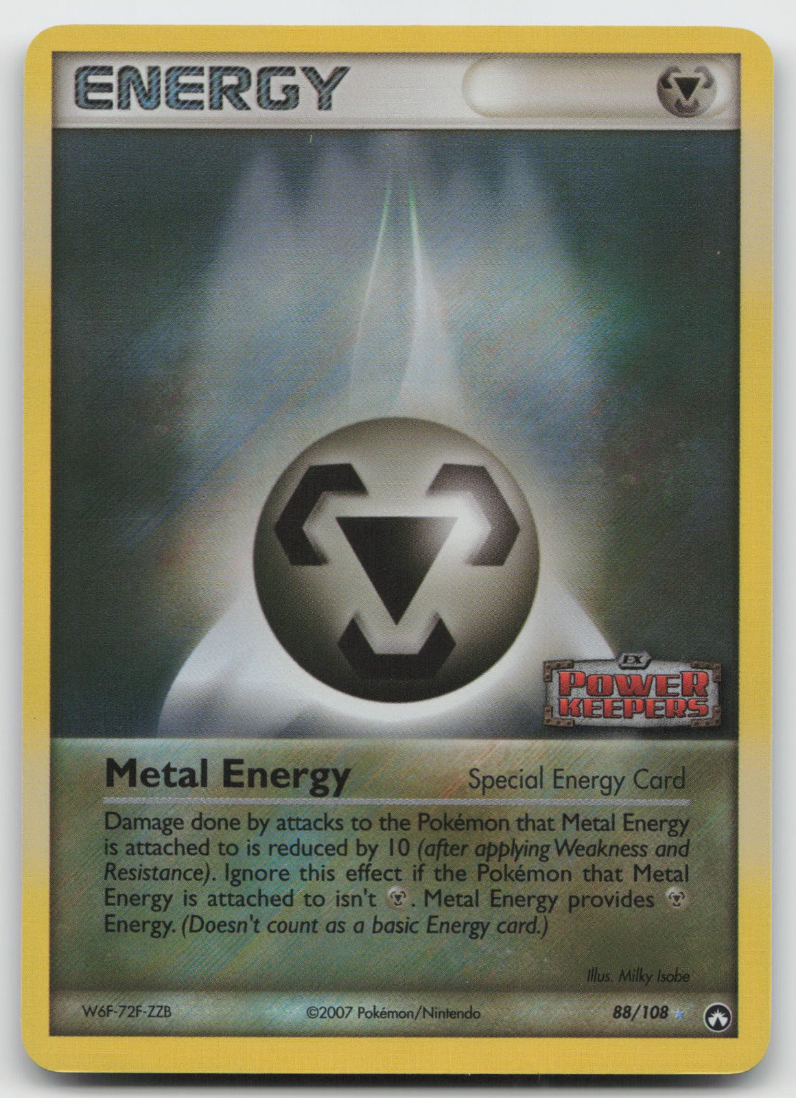 Metal Energy (Special) Rare Reverse Holo Power Keepers 88/108 VLP