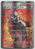 Maxie's Hidden Ball Trick (Full Art) Ultra Rare Holo XY Primal Clash 158/160 VLP