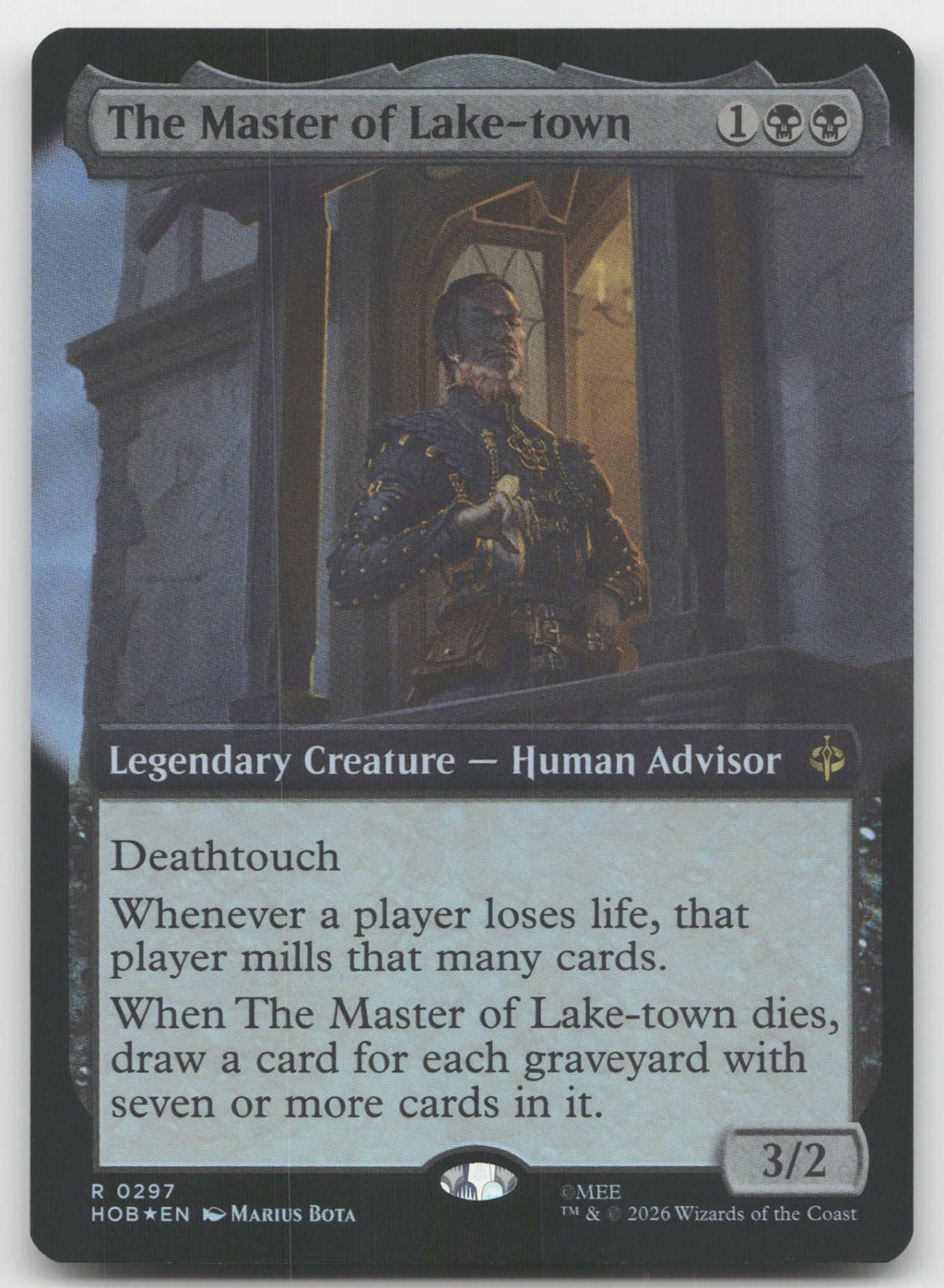 The Master of Lake-town (Extended Art) R Foil The Hobbit 297 NM