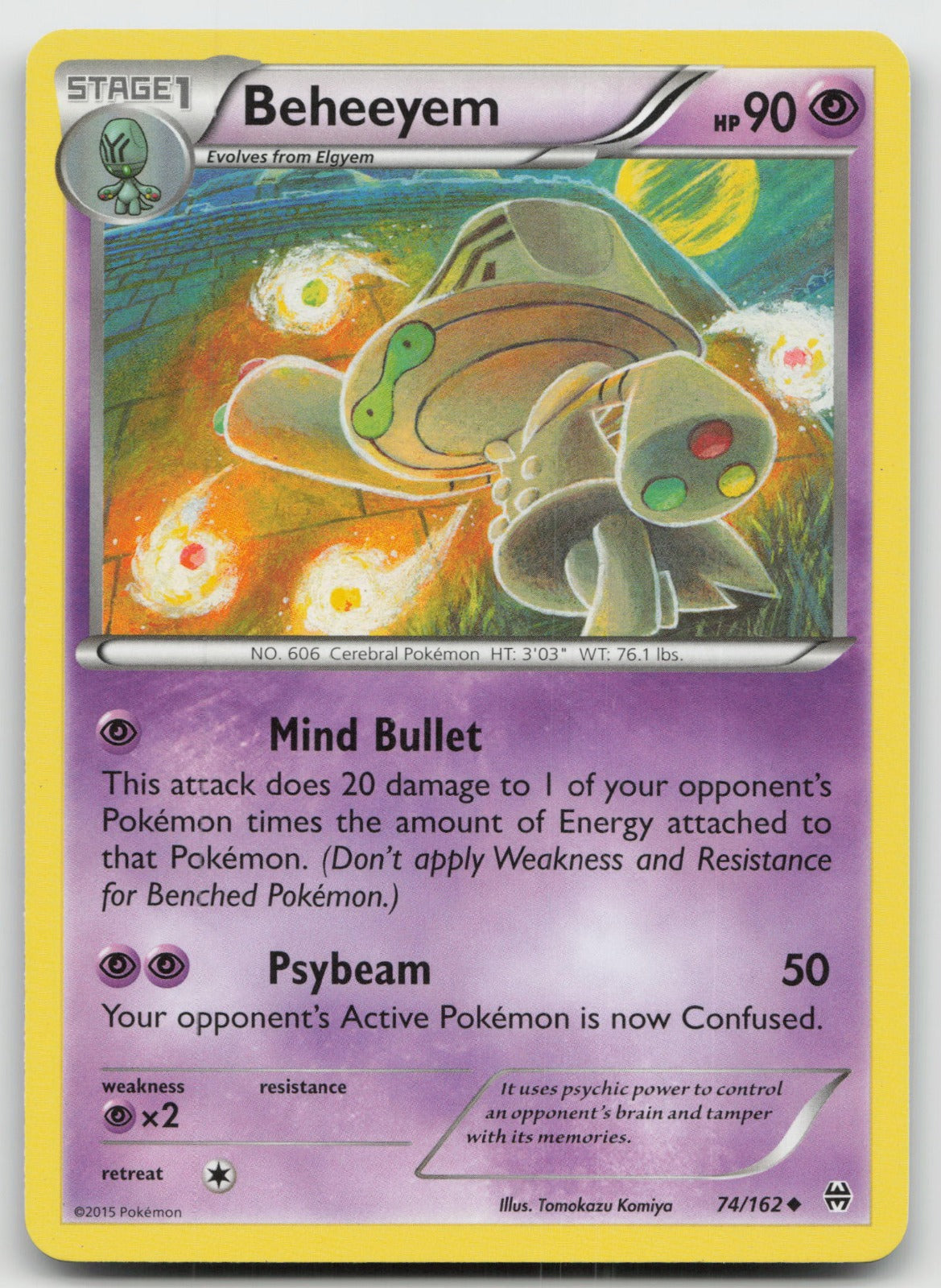 Beheeyem Uncommon XY - BREAKthrough 74/162 LP