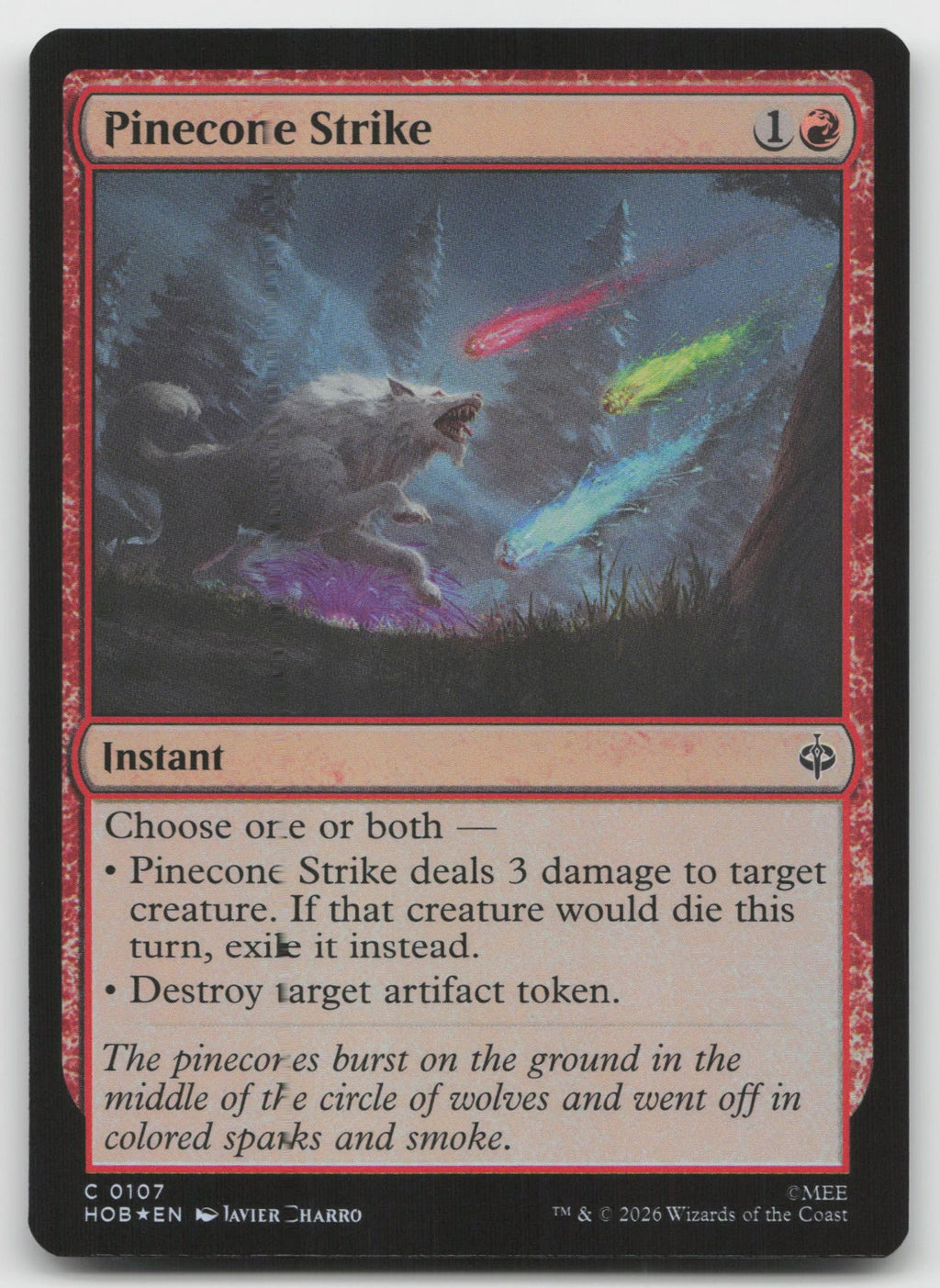 Pinecone Strike C Foil The Hobbit 107 NM