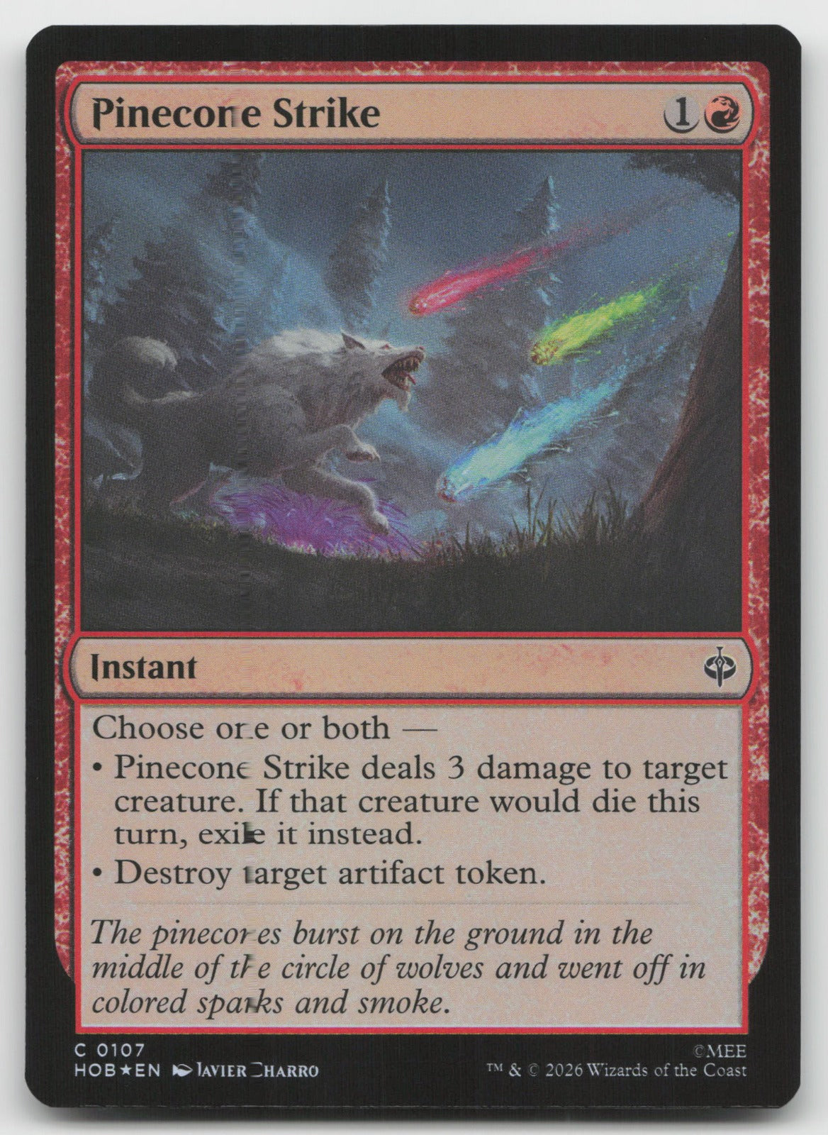 Pinecone Strike C Foil The Hobbit 107 NM