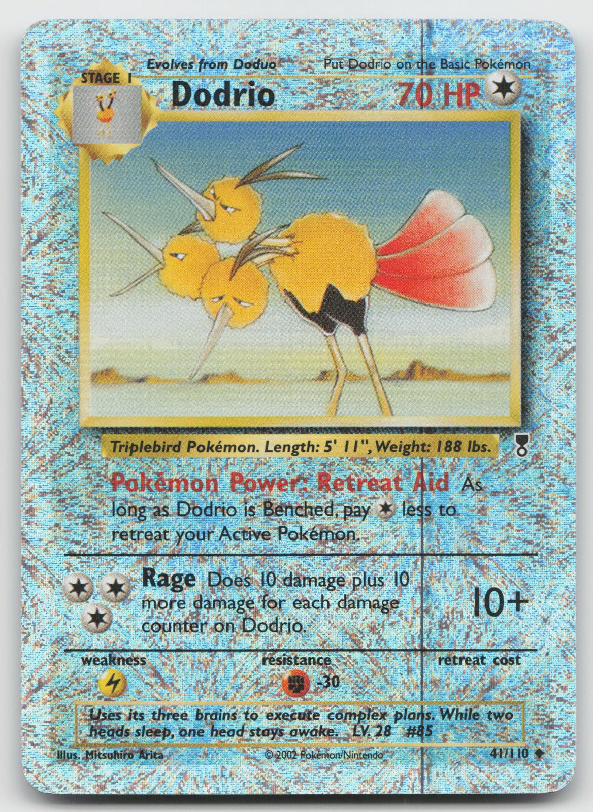 Dodrio Reverse Holo Uncommon Legendary Collection 41/110 NM/VLP