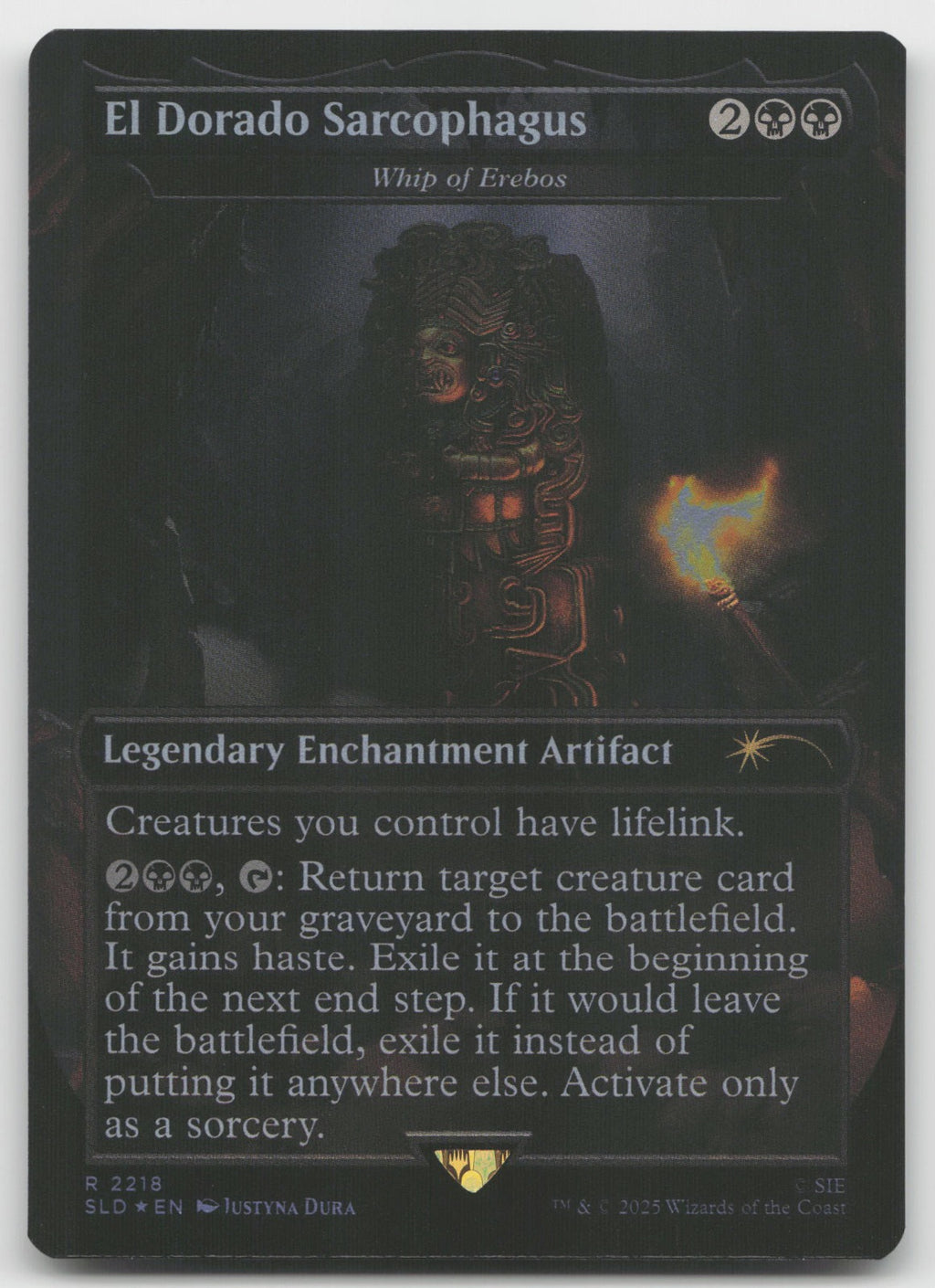 El Dorado Sarcophagus - Whip of Erebos (Foil) R Secret Lair Drop Series 2218 NM