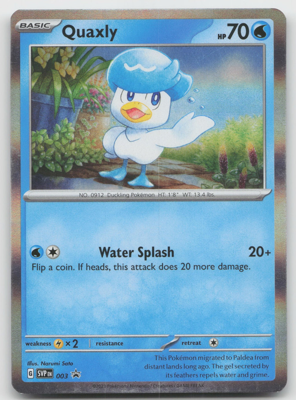 Quaxly Holo SV: Scarlet & Violet Promo Cards SVP003 LP