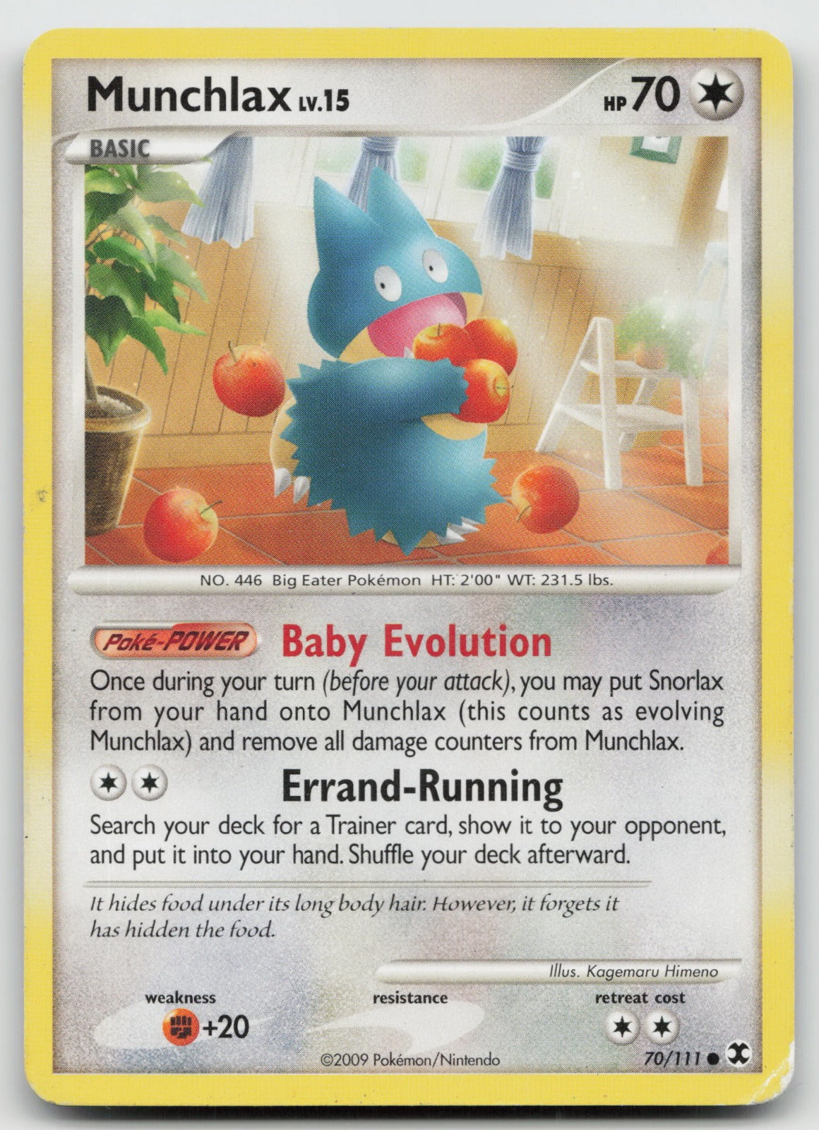 Munchlax Common Rising Rivals 70/111 DMG