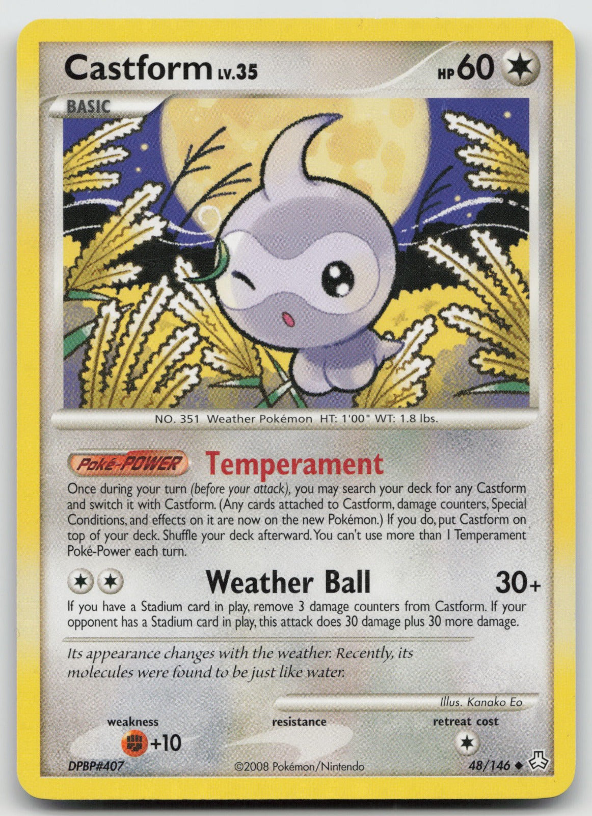 Castform Uncommon Legends Awakened 48/146 LP