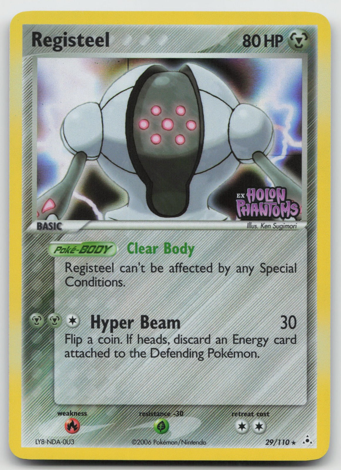 Registeel Rare Reverse Holo Holon Phantoms 29/110 NM/VLP