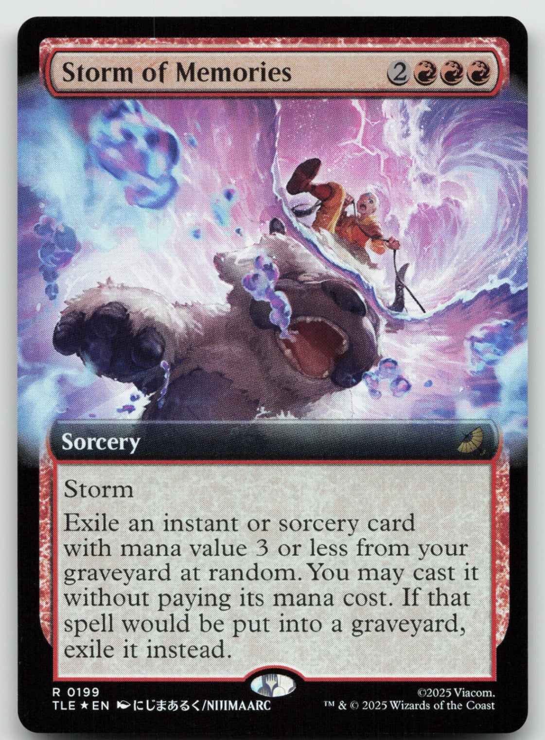 Storm of Memories (Extended Art) R Foil Avatar: The Last Airbender: Eternal 199