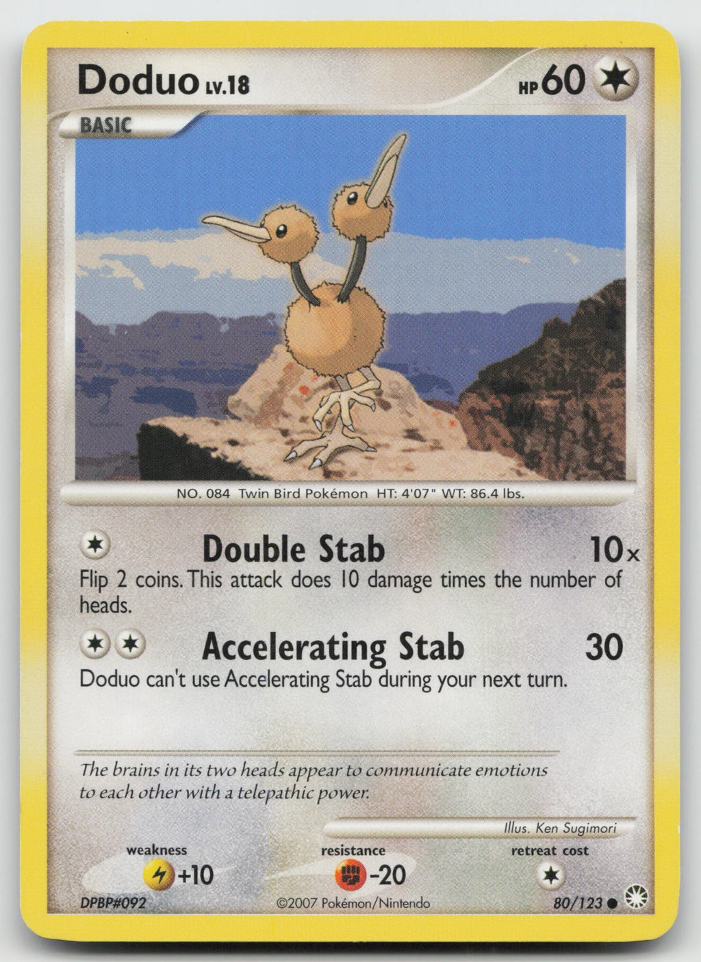 Doduo Common Mysterious Treasures 80/123 LP