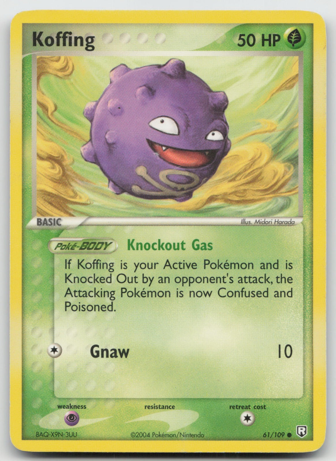 Koffing Common Team Rocket Returns 61/109 DMG