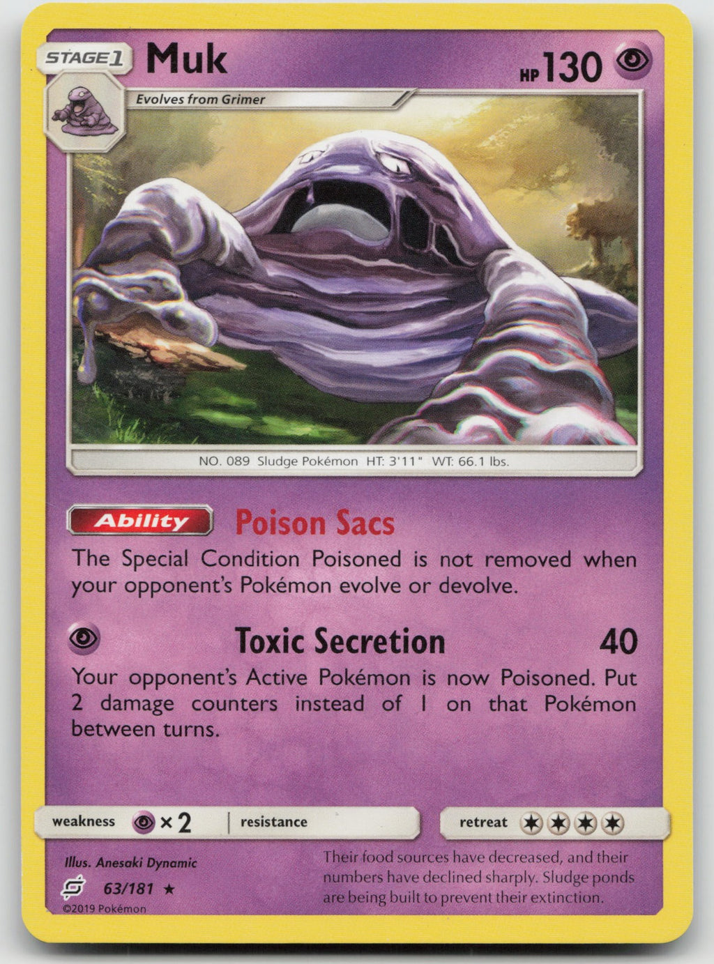 Muk Rare SM - Team Up 63/181 NM