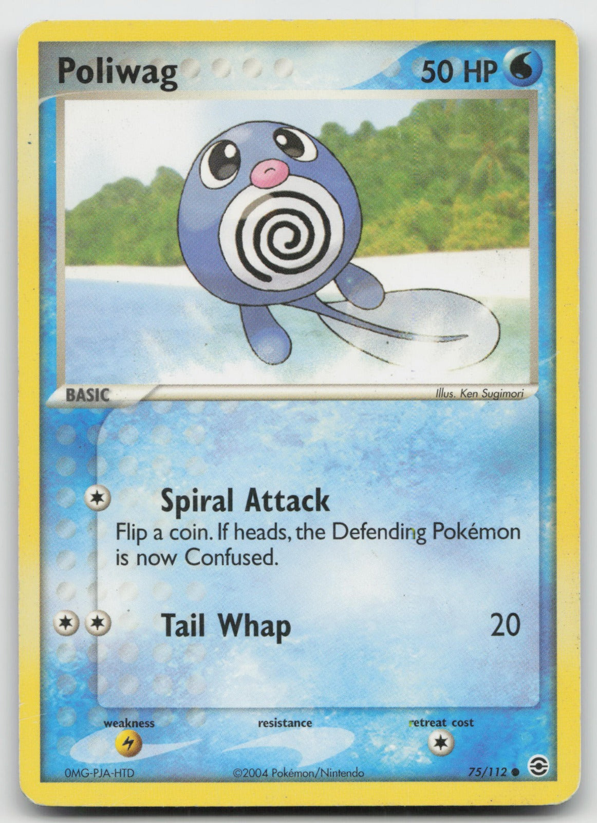 Poliwag Common FireRed & LeafGreen 75/112 HP