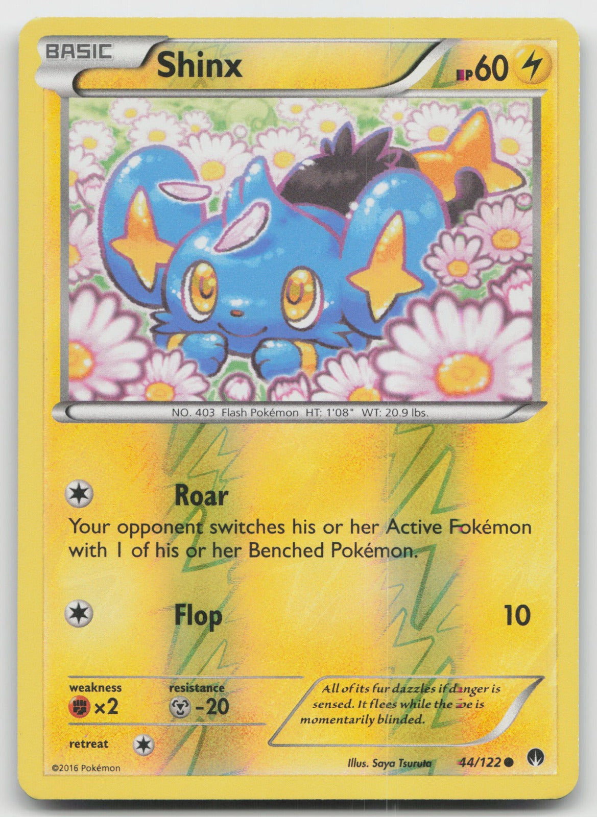 Shinx Common Reverse Holo XY - BREAKpoint 44/122 LP