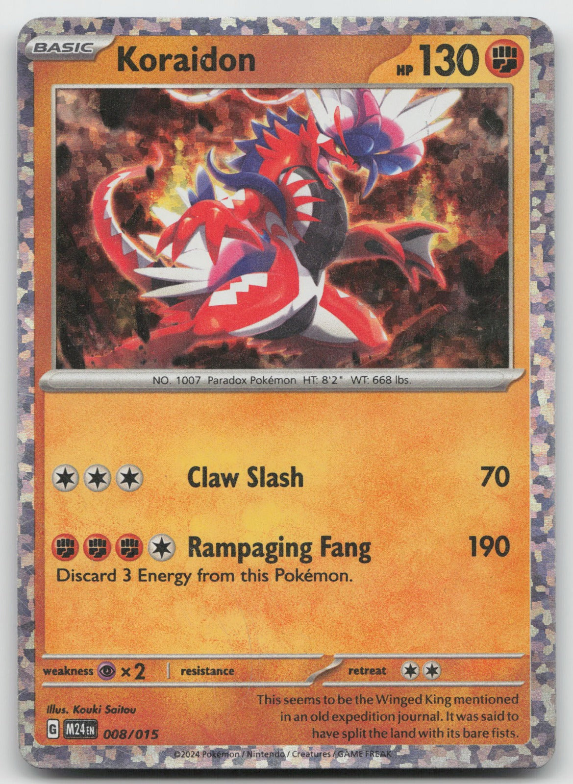 Koraidon Promo Holo McDonald's 2024 008/015 HP