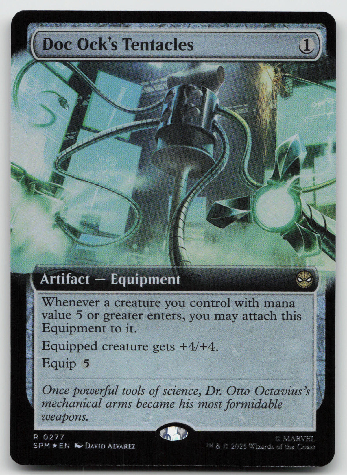 Doc Ock's Tentacles (Extended Art) R Foil Marvel's Spider-Man 277 NM