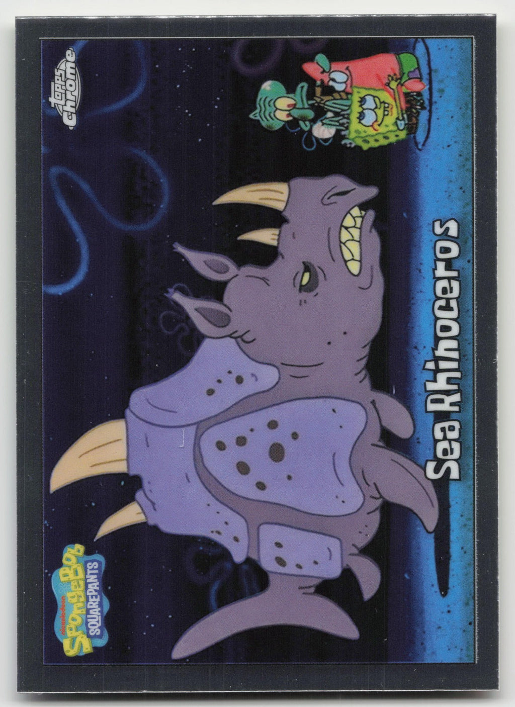Sea Rhinoceros Base Topps Chrome SpongeBob SquarePants 25th Anniversary 172 NM