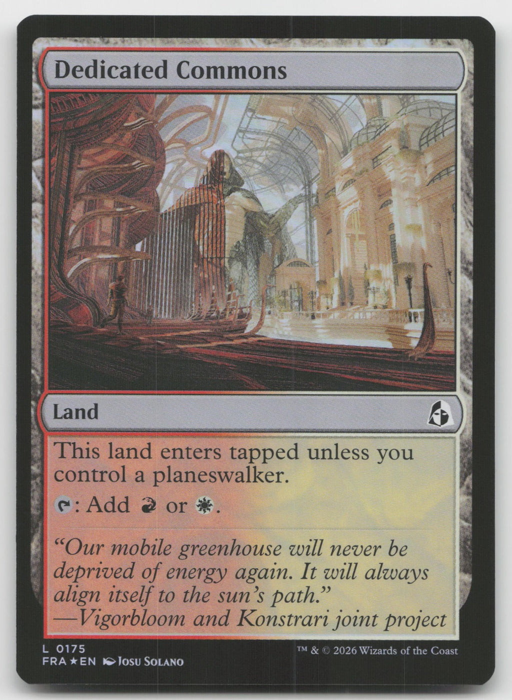 Dedicated Commons L Foil Reality Fracture 175 NM