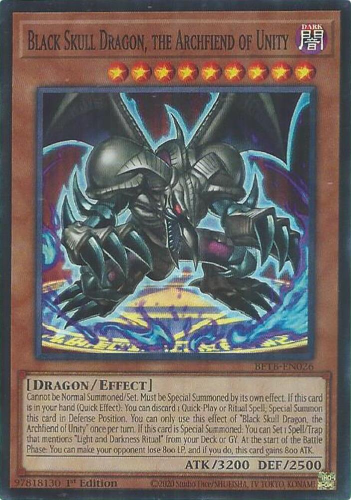 Black Skull Dragon, the Archfiend of Unity Super Beyond the Brave BETB-EN026 NM