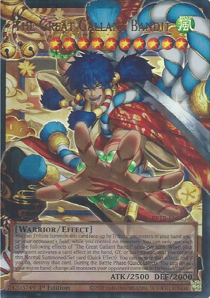 The Great Gallant Bandit Extended Art Ultra Rare Beyond the Brave BETB-EN027 NM