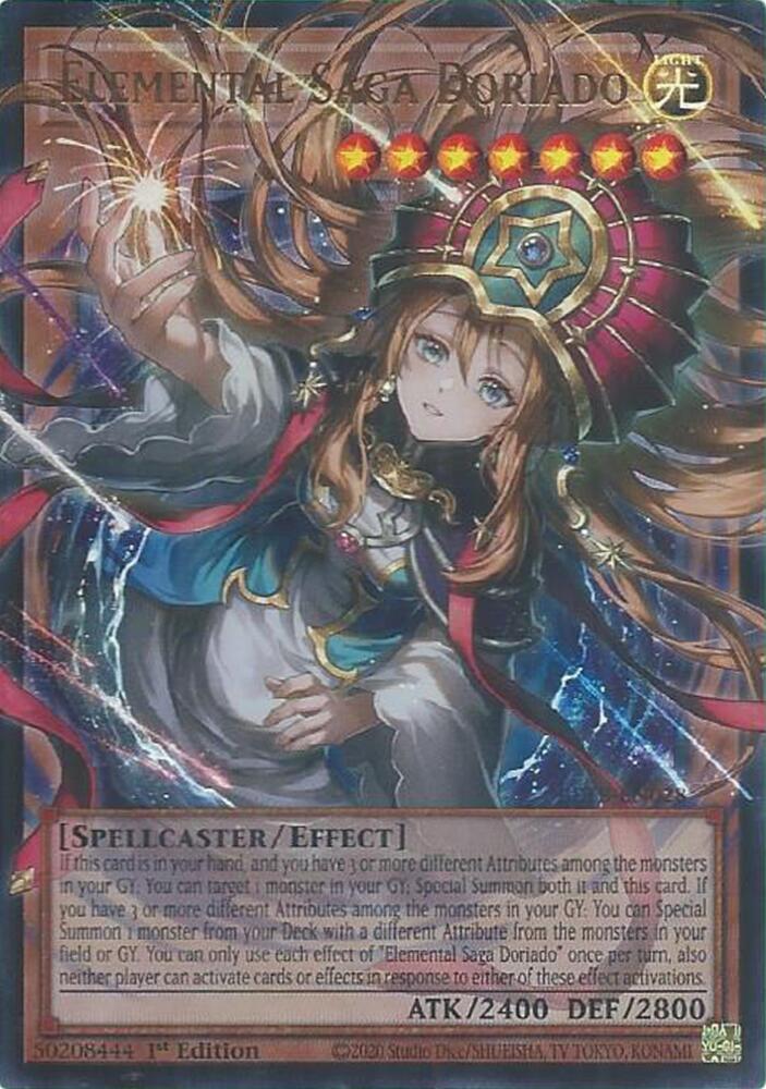 Elemental Saga Doriado (Extended Art) Ultra Rare Beyond the Brave BETB-EN028 NM