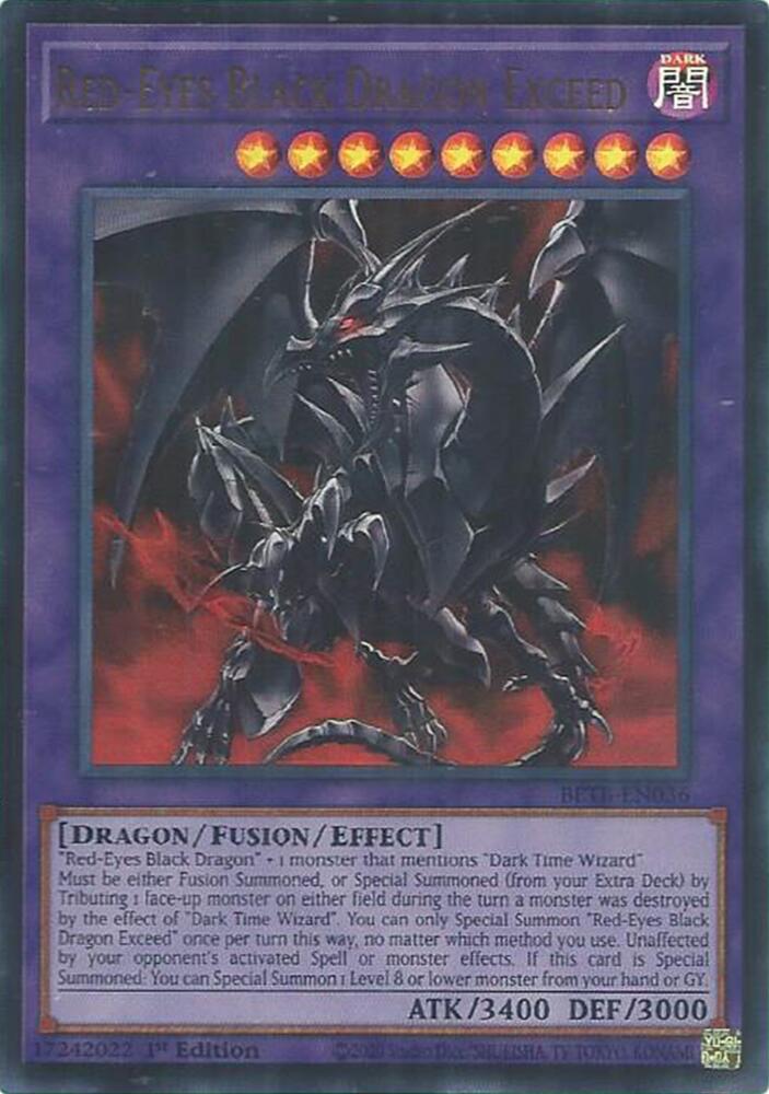 Red-Eyes Black Dragon Exceed 1st Ultra Rare Beyond the Brave BETB-EN036 NM