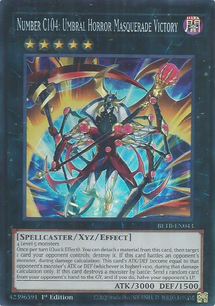 Number C104: Umbral Horror Masquerade Victory Beyond the Brave BETB-EN043 NM
