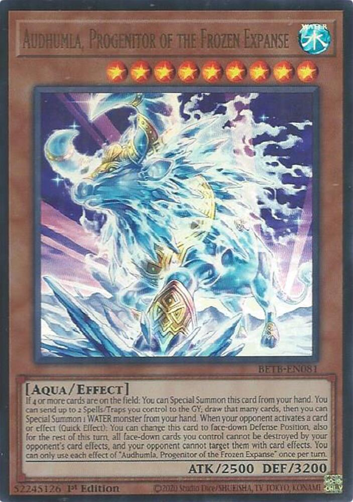 Audhumla, Progenitor of the Frozen Expanse Ultra Beyond the Brave BETB-EN081 NM