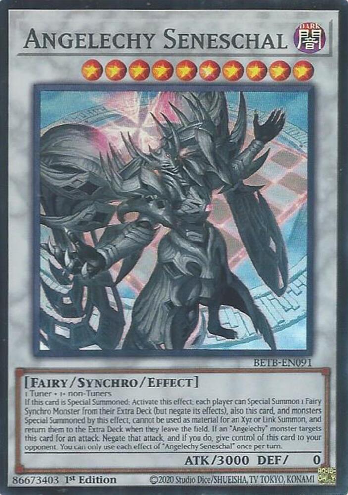 Angelechy Seneschal 1st Edition Super Rare Beyond the Brave BETB-EN091 NM