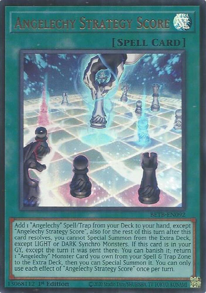 Angelechy Strategy Score 1st Edition Ultra Rare Beyond the Brave BETB-EN092 NM