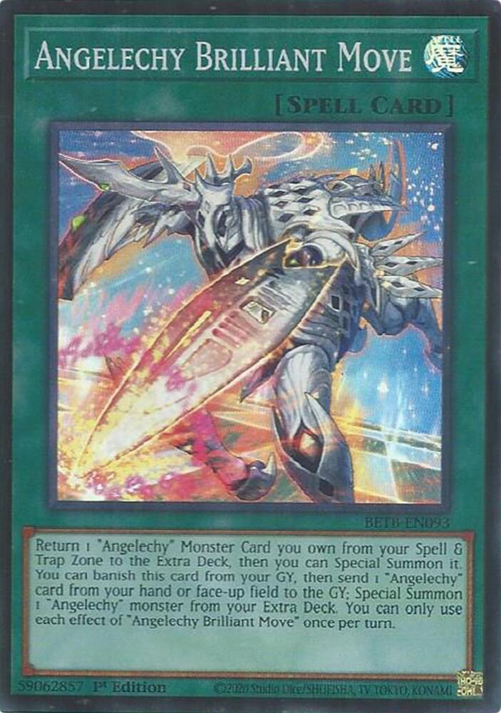 Angelechy Brilliant Move 1st Edition Super Rare Beyond the Brave BETB-EN093 NM