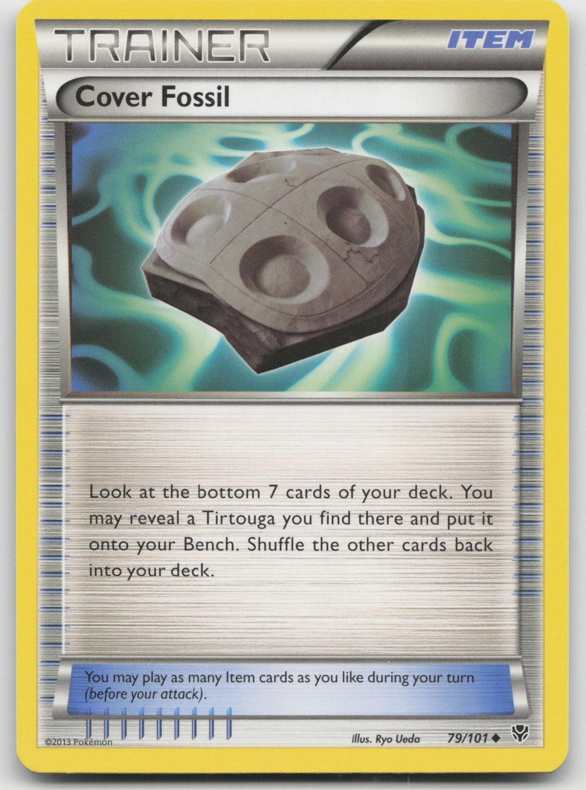 Cover Fossil Uncommon Plasma Blast 79/101 MP
