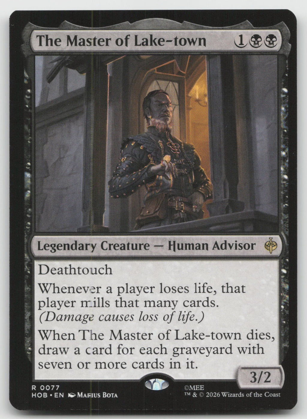 The Master of Lake-town R The Hobbit 77 NM