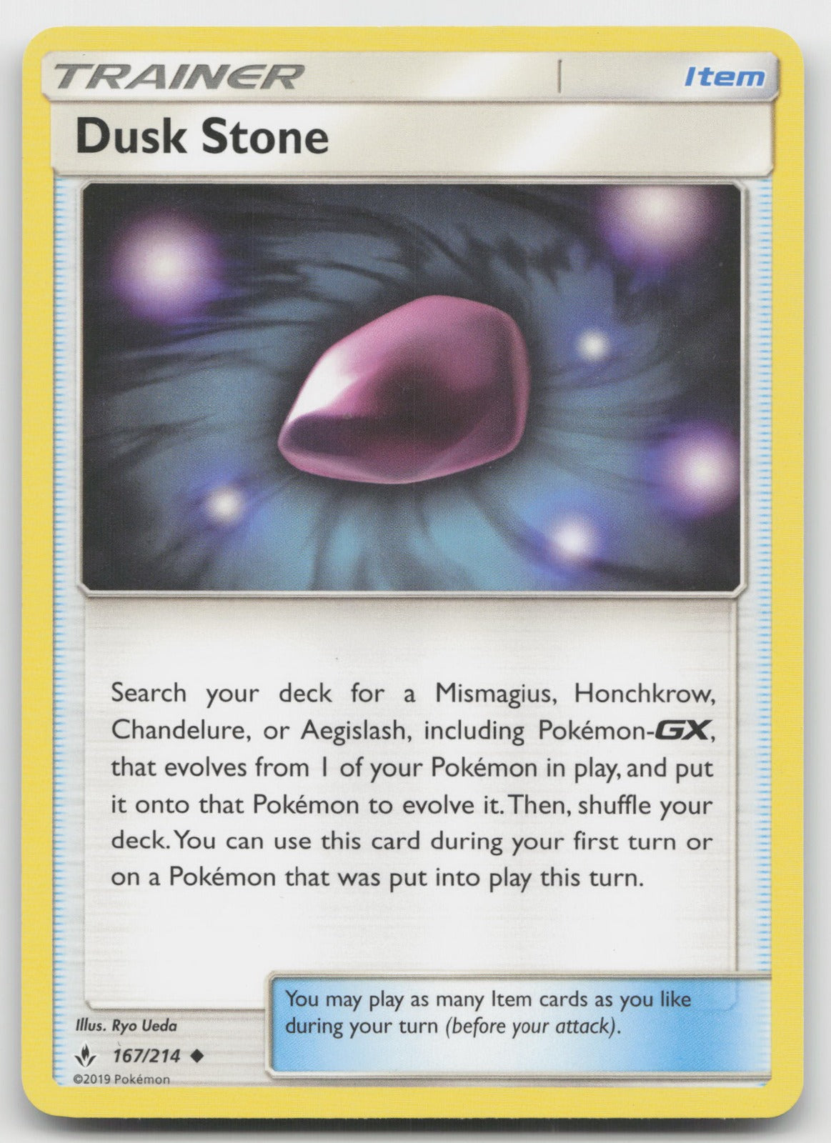 Dusk Stone Uncommon SM - Unbroken Bonds 167/214 NM