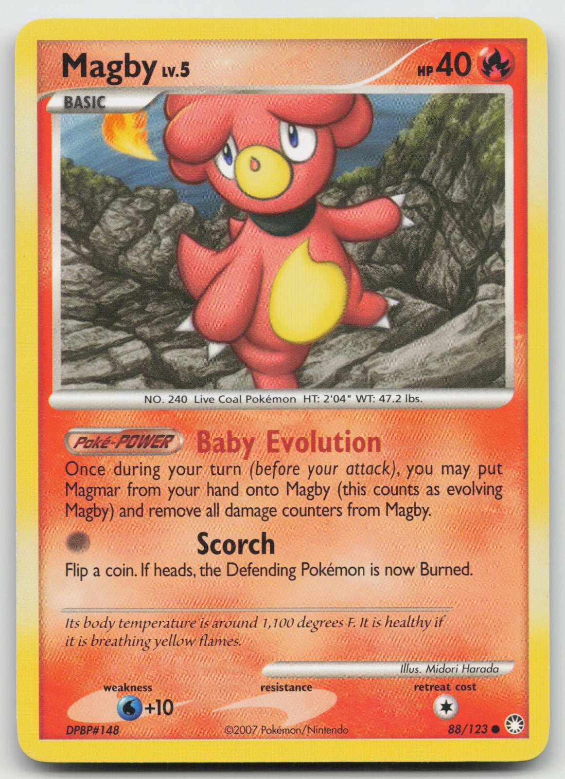 Magby Common Mysterious Treasures 88/123 MP